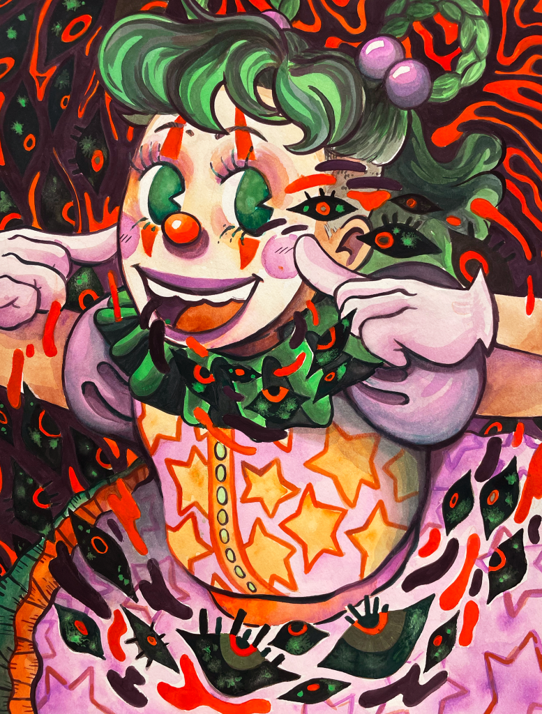 Clown Self Portrait